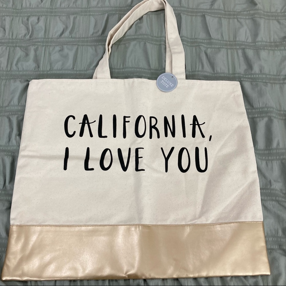 Ecco canvas tote California I Love You